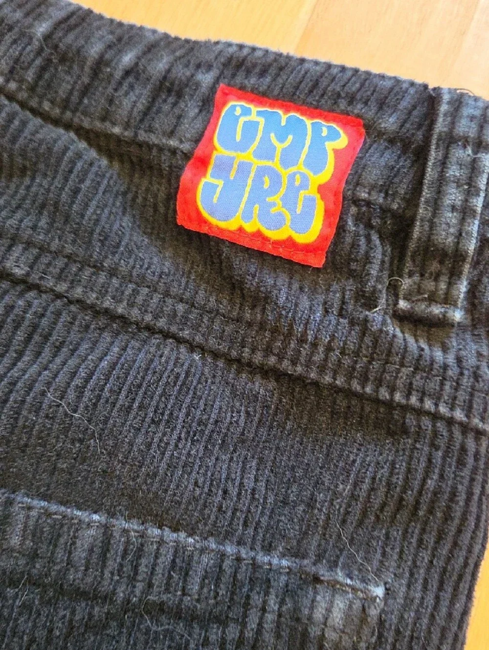Empyre Black Corduroy Pants — Relaxed Straight Fit